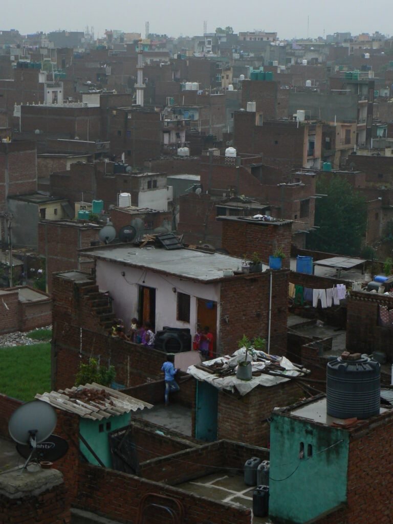 Badarpur slum, India