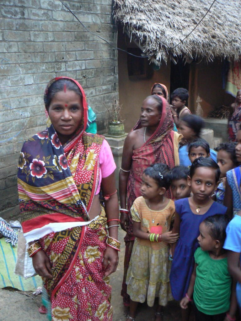 Dalits in a rural Indian village