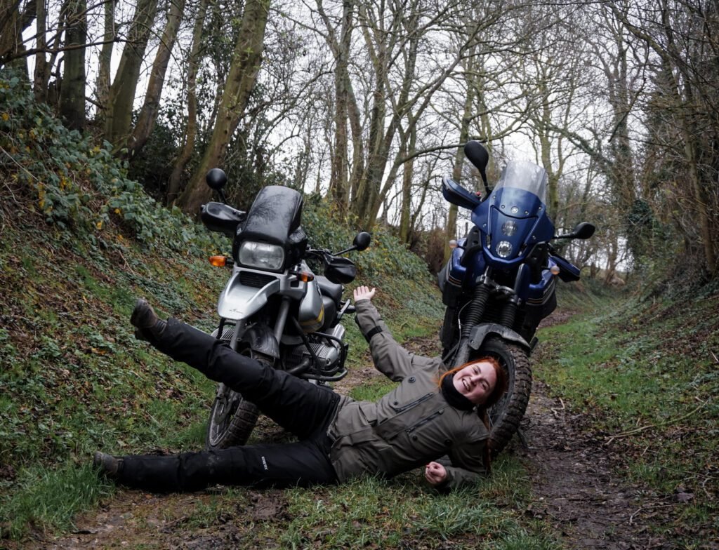 BMW R850GS and Yamaha XT660Z