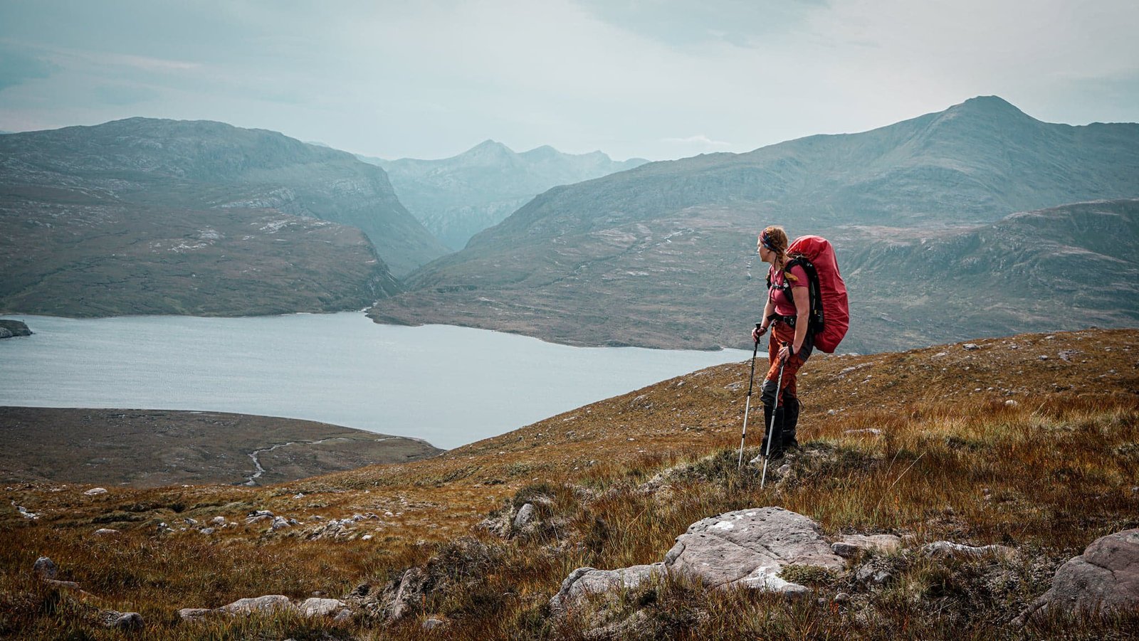 Above Lochan Fada, Scotland along the Cape Wrath Trail