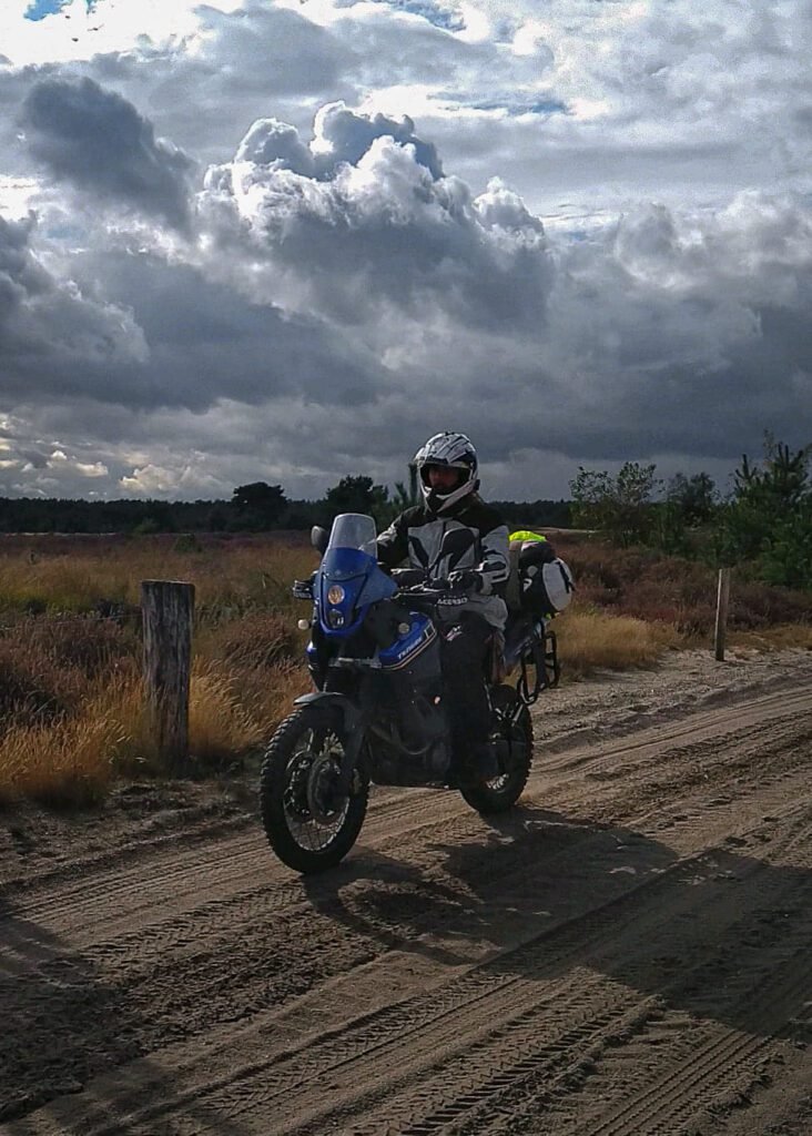 Yamaha XT660Z, Trans Euro Trail in The Netherlands
