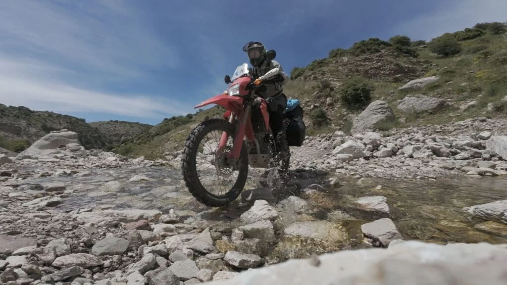 The Trans Euro Trail just above Patras, Greece
