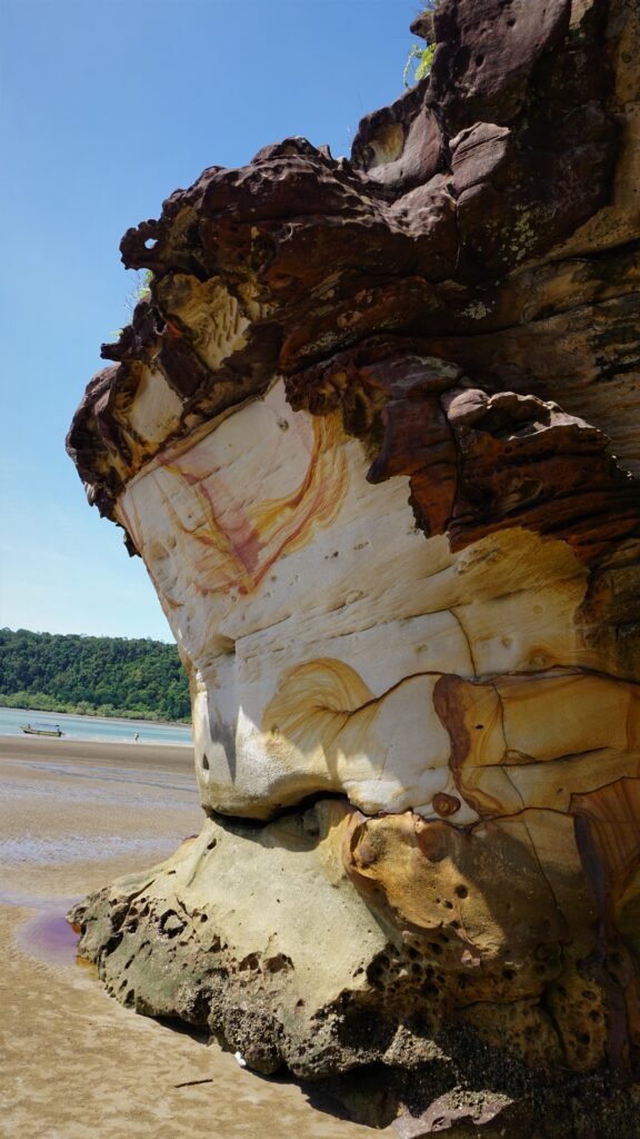 Rocks on the beach, Borneo