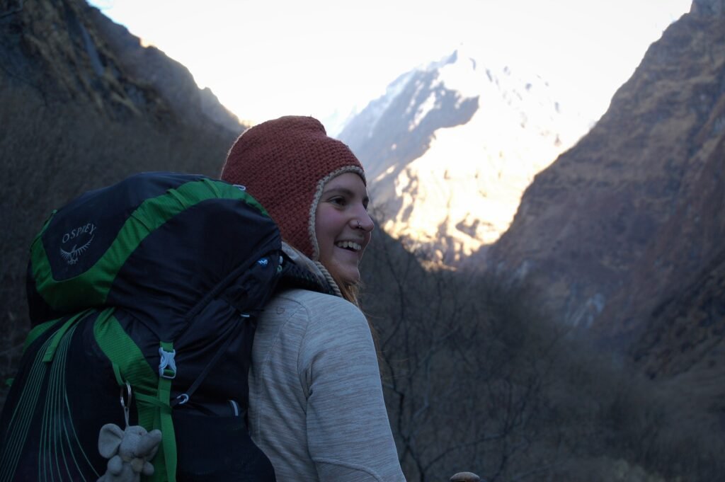 Osprey backpack and fjallraven aht