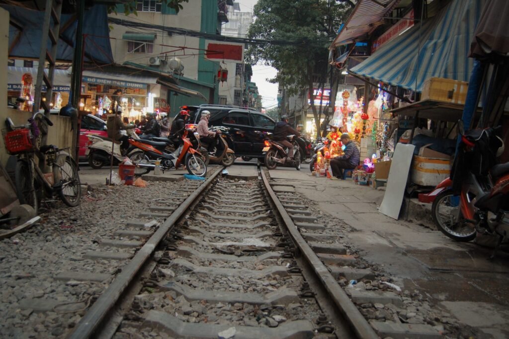 Train street, Hanoi, Vietnam