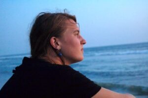 Watchin out over the sea in India