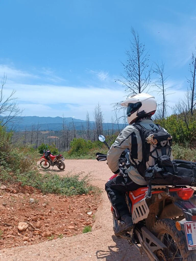 The Trans Euro Trail near Olympia, Greece.