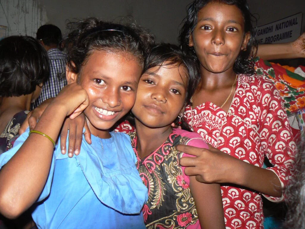 Children in the slums of Bhubaneswar
