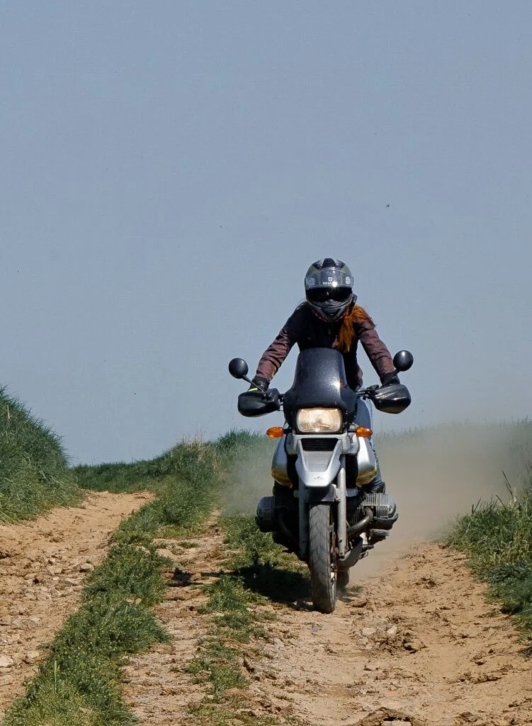 Trans Euro Trail, Belgium. BMW R850GS